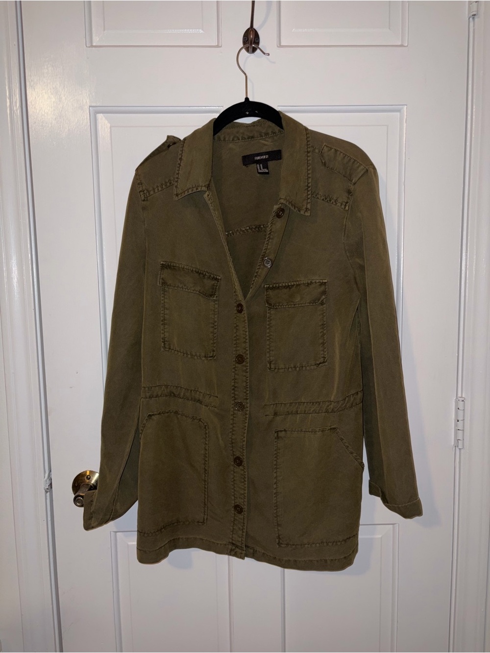 Forever 21 Army Green Shacket